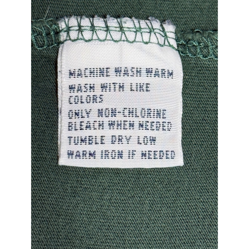 Polo Ralph Lauren Mens Green Cotton Pocket T-Shirt Pony Logo Excellent - Picture 6 of 6